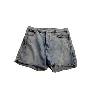 Old Navy Sky-Hi Distressed Cut-Off Shorts